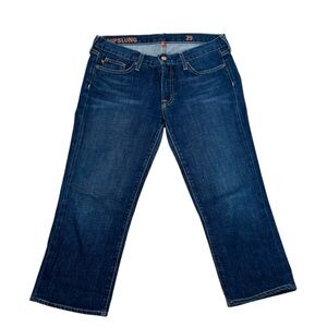 J. Crew Dark Blue Cropped Jeans Size 29